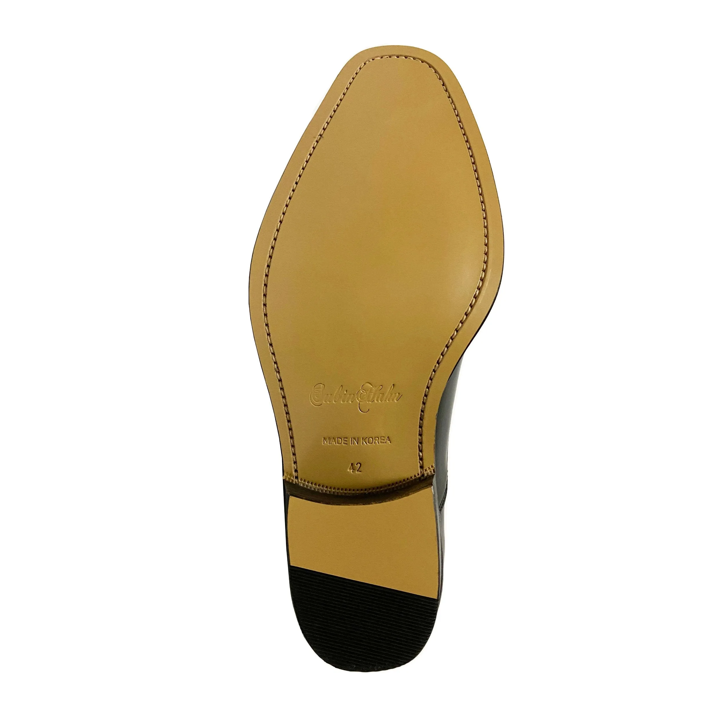 Eric 55mm Oxford in Brushed Calf Leather