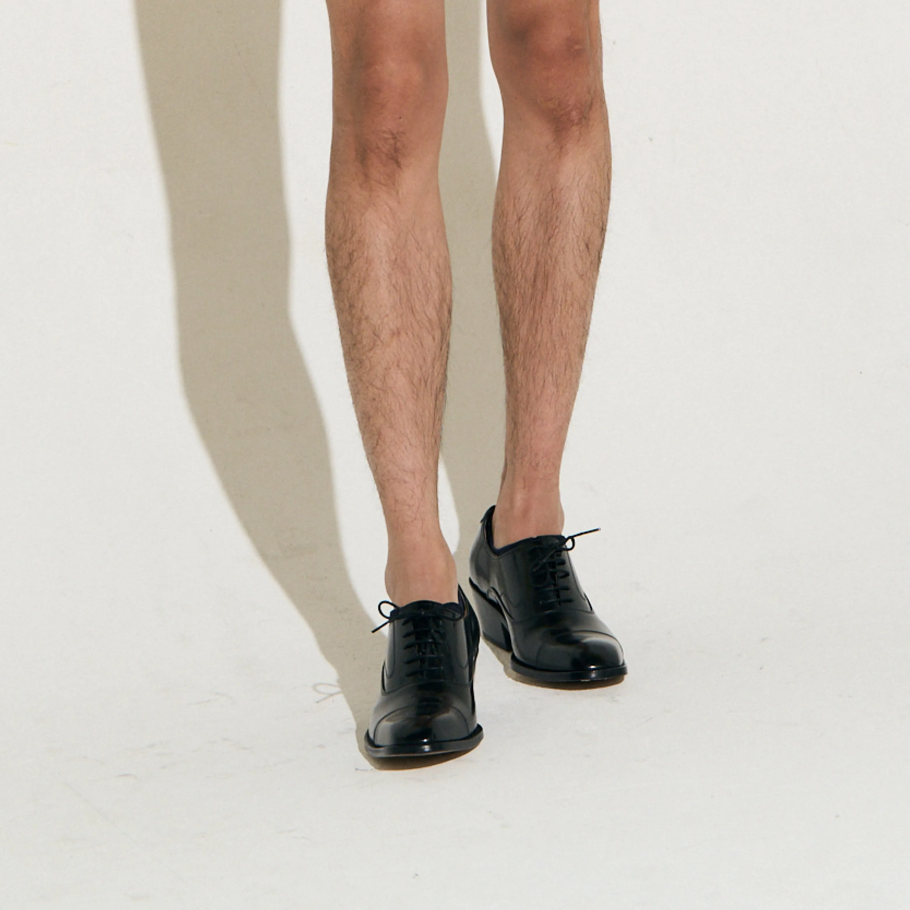 Eric 55mm Oxford in Brushed Calf Leather