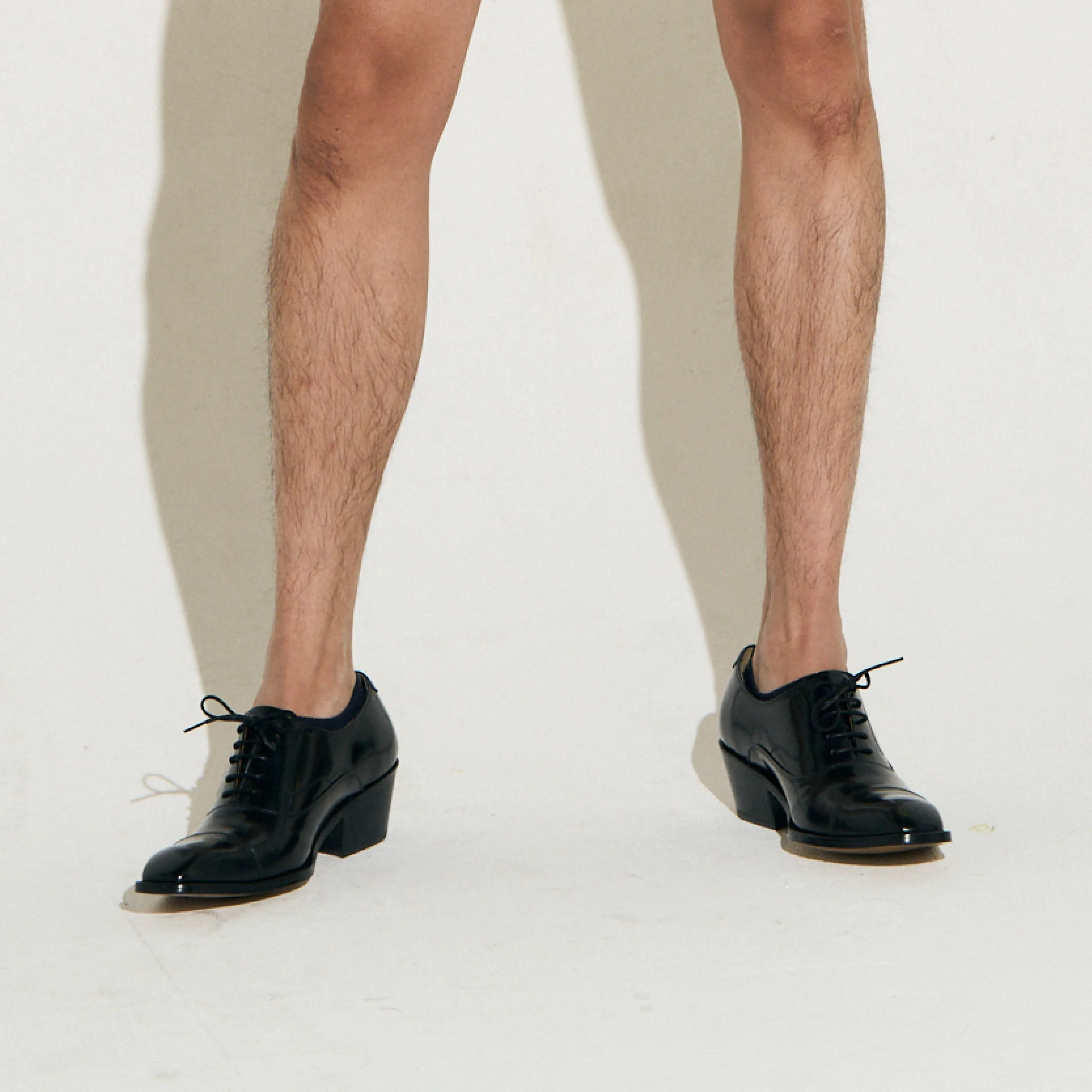 Eric 55mm Oxford in Brushed Calf Leather