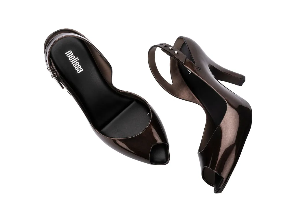Melissa Lady Dragon II AD Stiletto Heels Black Sandal For Women