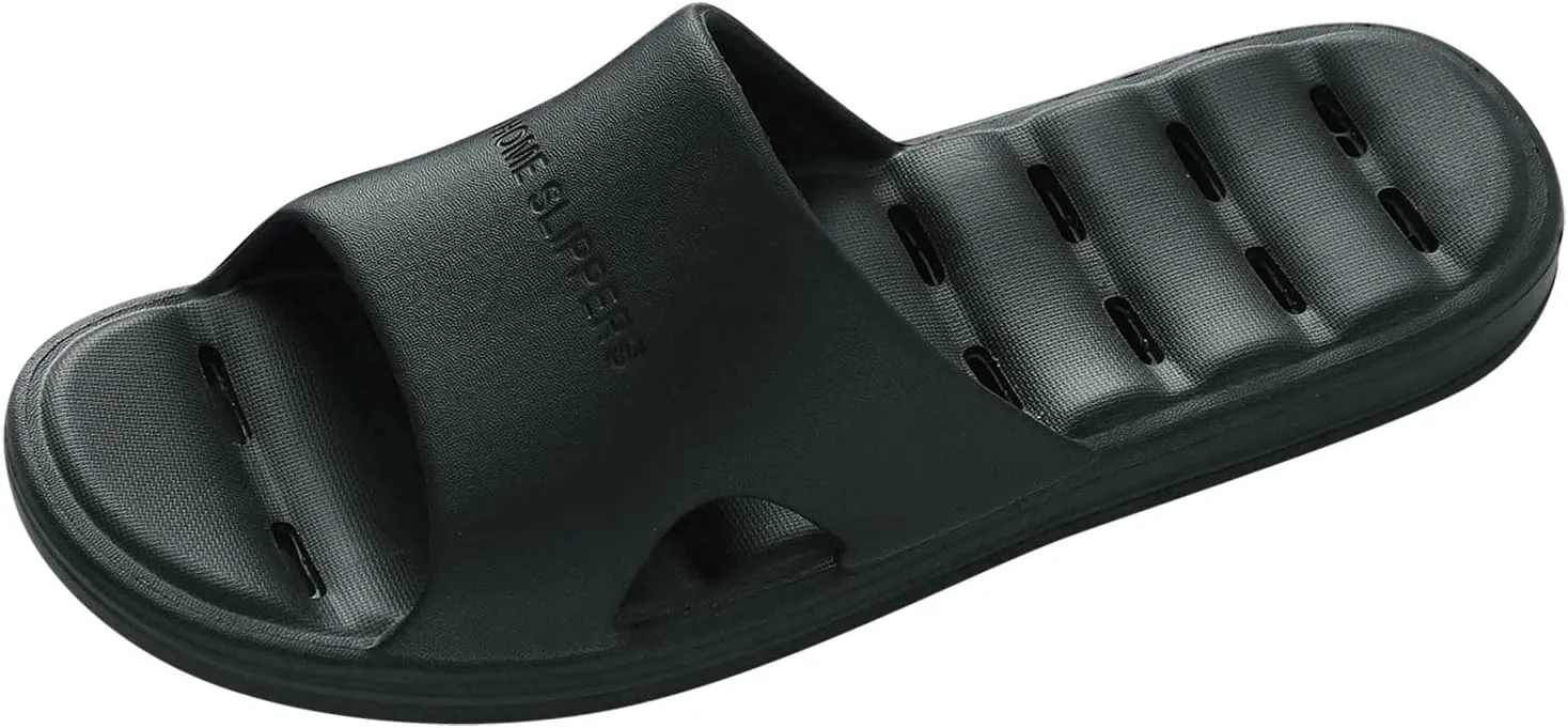 Mens Shower Shoes Womens Slides Slides for Men Shower Shoes Women Quick Drying Open Toe Comfortable Slippers