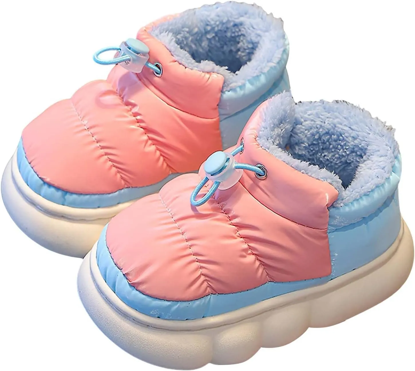 Toddler Insulated Snow Ankle Boots Children's Cozy Winter Shoes Boots for Girls Boys Warm Non Slip Outdoor