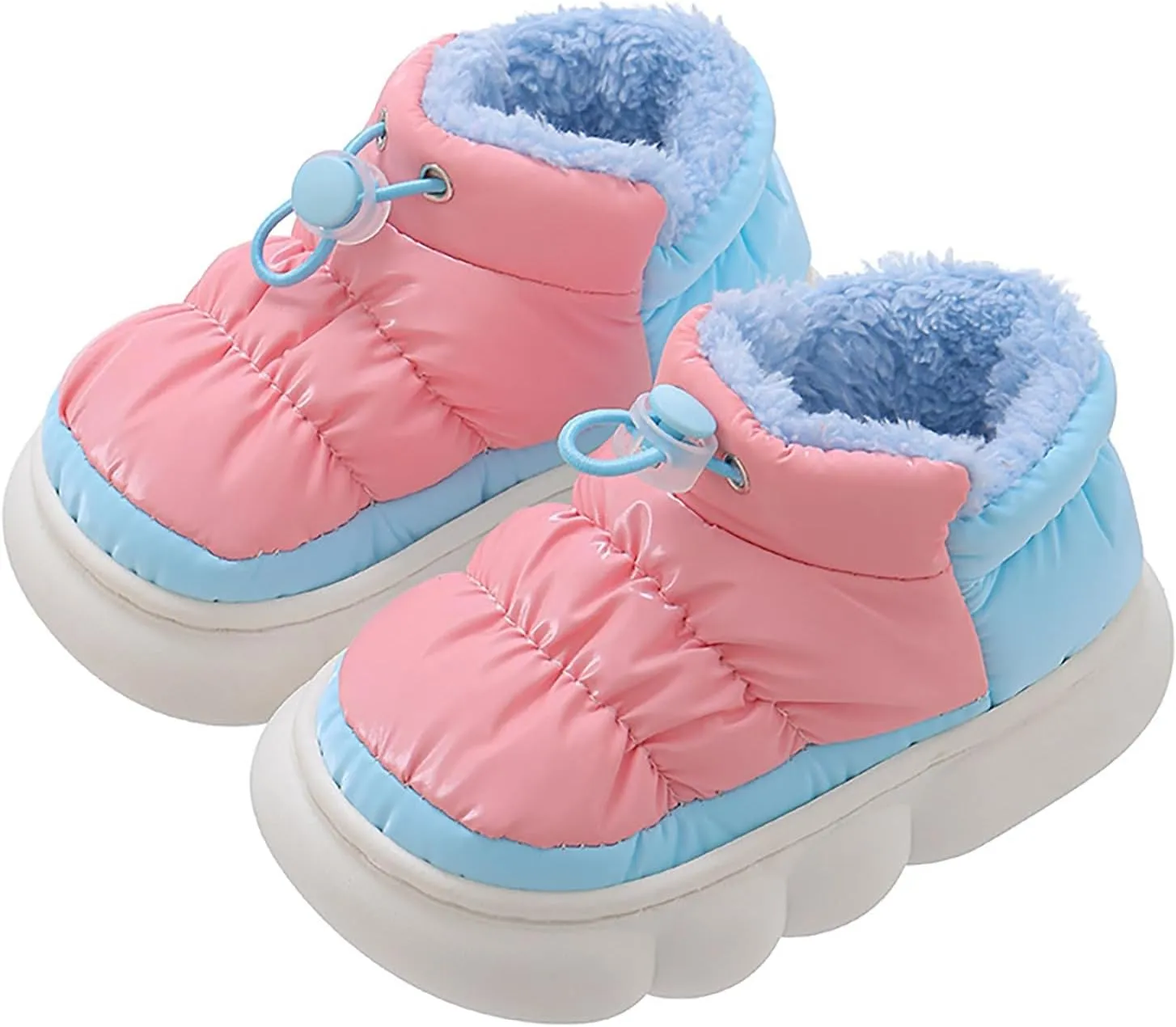 Toddler Insulated Snow Ankle Boots Children's Cozy Winter Shoes Boots for Girls Boys Warm Non Slip Outdoor