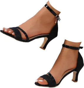 Women's Open Toe High Heels Ankle Strap Party Wedding Dress Sandals 2025 Trendy Prom Club Party Shoes